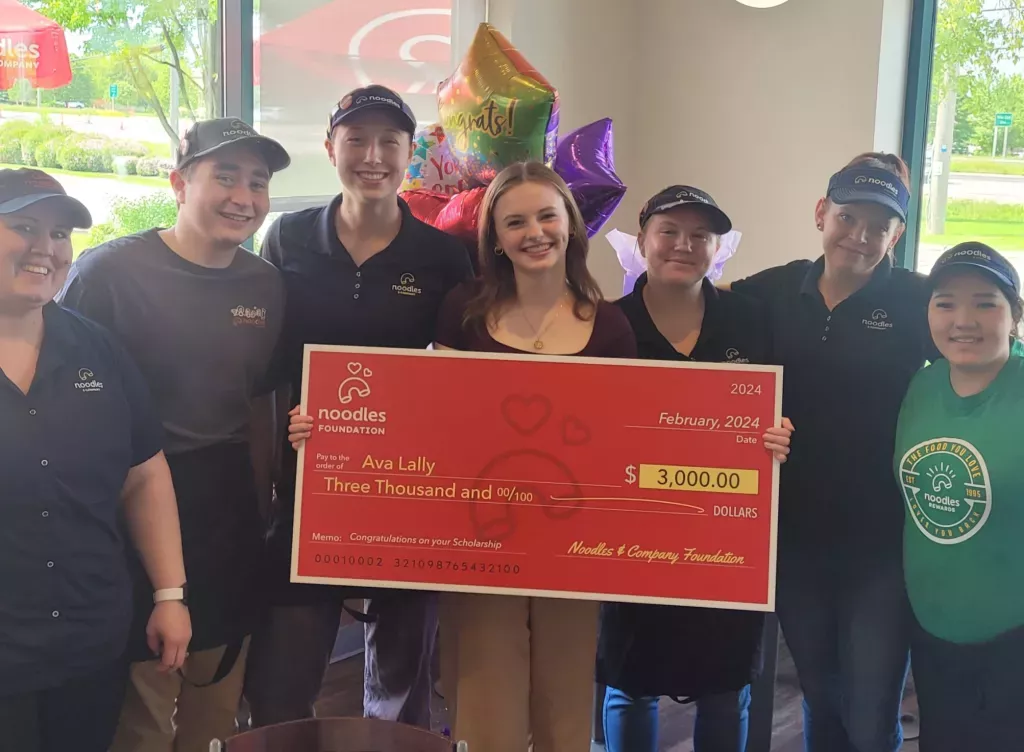 Noodles & Company Foundation Scholarship Recipient