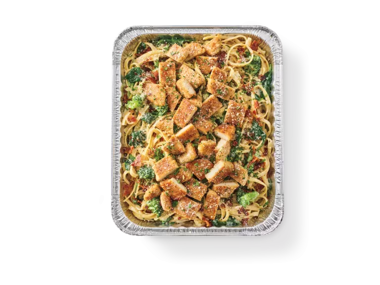 Crispy Chicken Bacon Alfredo Catering Pan