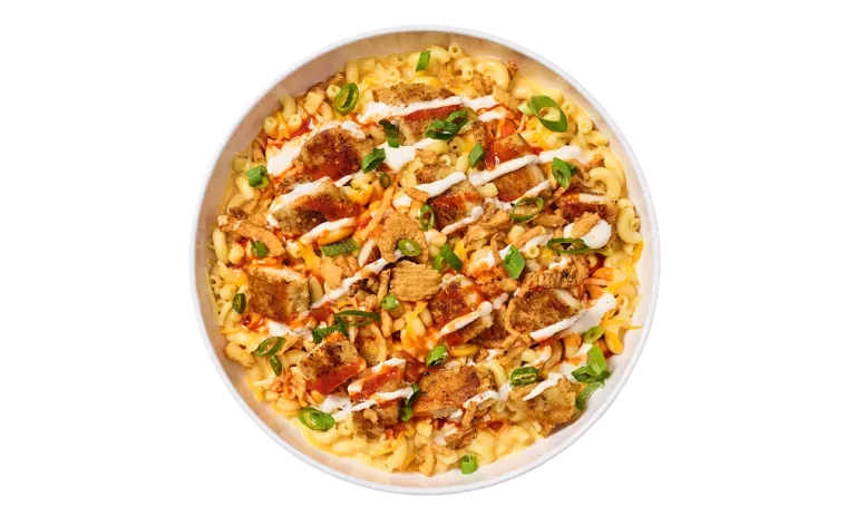 Buffalo Chicken Ranch Mac &amp; Cheese